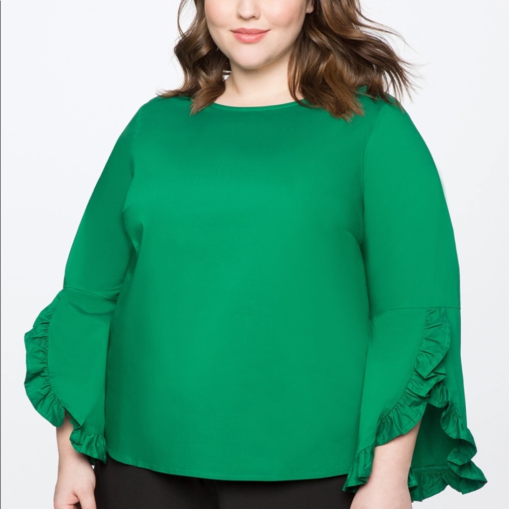 Ruffle Sleeve Top
